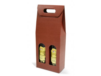 Kartónový box Bordeaux na 2 láhve SD006
