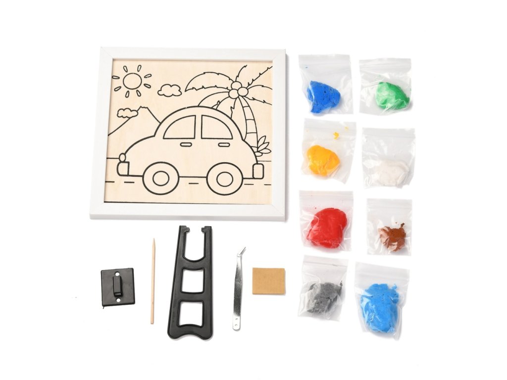 Sada Obrázky z plastelíny AUTO evytvarka.cz