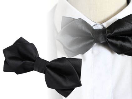 Saténový motýlek jednobarevný (Balení 1 ks, Varianta 2 červená)