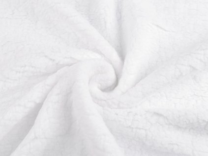 Kožešina sherpa (Balení 1 m, Varianta 1 bílá)