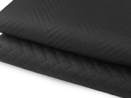 Zateplená kočárkovina OXFORD 600D / prošev (Balení 1 m, Varianta 1 černá čtverec)