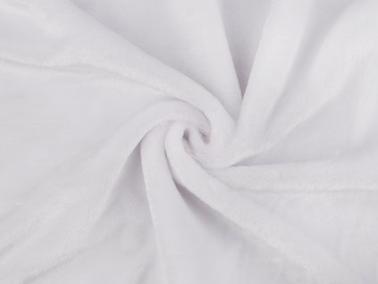 Kožešina medvídek (Balení 1 m, Varianta 1 bílá)