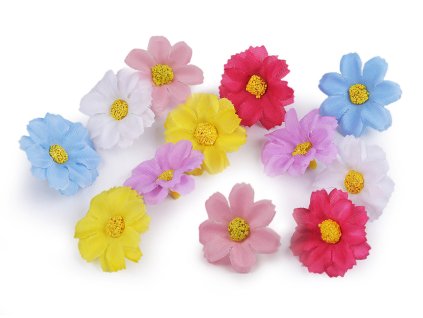 Umělý květ Ø3,5 cm (Balení 12 ks, Varianta 1 bílá)