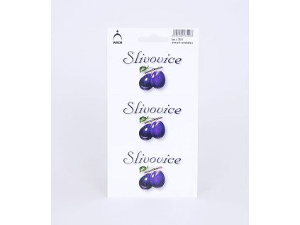 Samolepky DOMÁCÍ PÁLENKY- slivovice - 3 etikety 3511