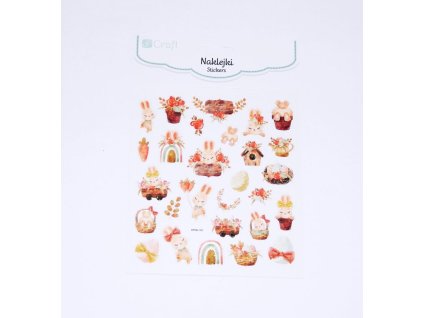 Samolepky papírové ZAJÍČCI ( DPNK-161)