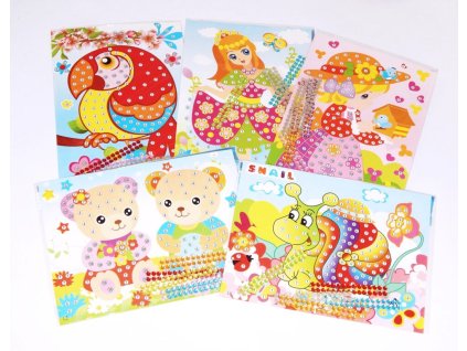 Mozajkový obrázek nalepovací kamínky