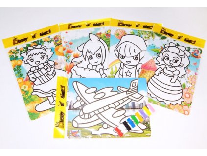 Mozajkový obrázek písková technika 27x20cm