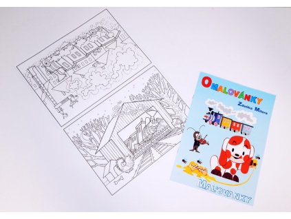 Omalovánky A4 – Zdeňka Milera