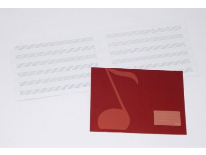 Sešit notový 16 listů