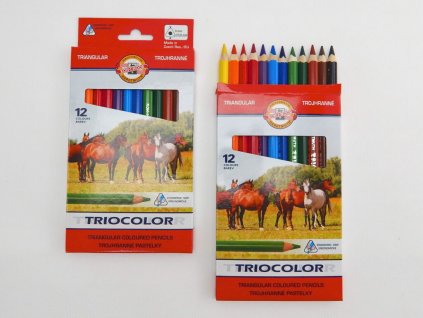 Pastelky 3142/12 trojhranné