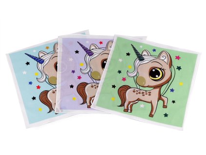 Dětský obrázkový kapesník (Balení 1 sáček, Varianta 4 mix vzorů auto)