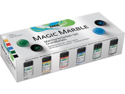 Sada Mramorovací barva Magic Marble základní (6x20ml)
