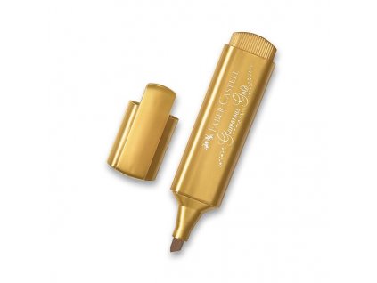 Zvýrazňovač Faber-Castell Textliner 46 Metallic výběr barev metalický zlatý