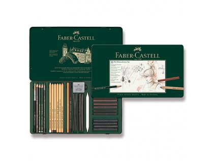 Grafitové tužky Faber-Castell Pitt Monochrome sada 33 ks