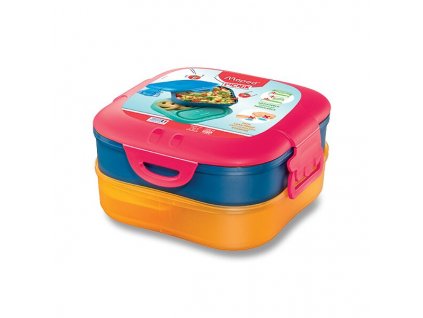 Velký svačinový box Maped Picnik Concept Kids - červený, 1,4 l