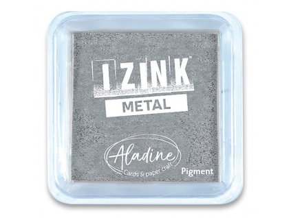 Razítkovací polštářek Aladine Izink Quick Dry výběr barev stříbrná