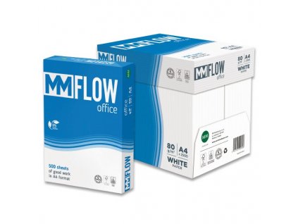 Kancelářský papír MM Flow Office A4, 80 g, 5 x 500 listů