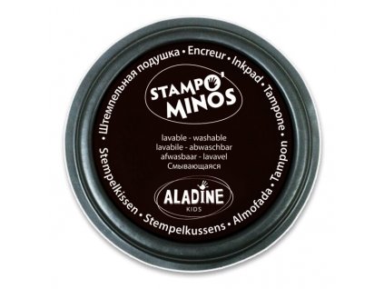 Razítkovací polštářek Aladine Stampo Colors - černý