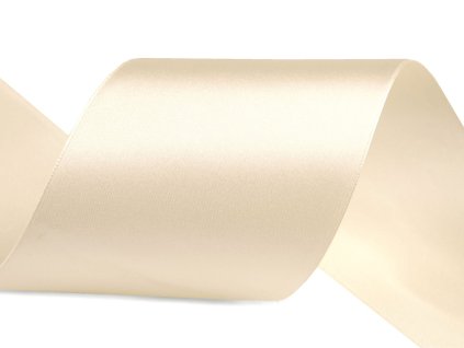 Atlasová stuha šíře 73 mm (Balení 22.5 m, Varianta bílá)