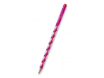 Grafitová tužka Stabilo Easygraph S HB, pro praváky, výběr barev růžová