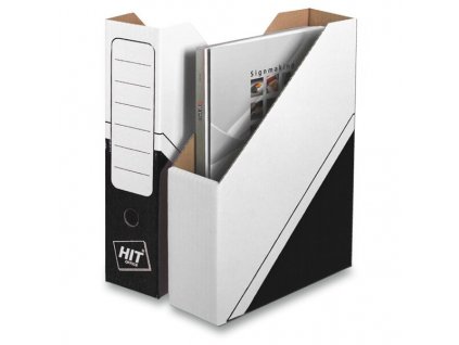 Magazin box Hit Office - archivační box 75 mm, výběr barev černý