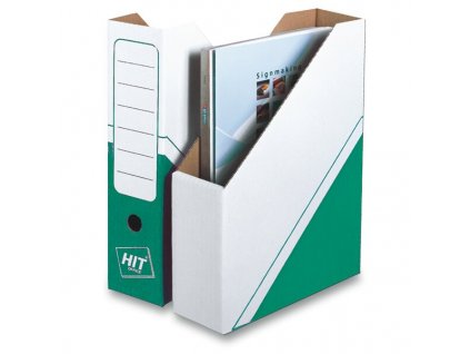 Magazin box Hit Office - archivační box 75 mm, výběr barev zelený