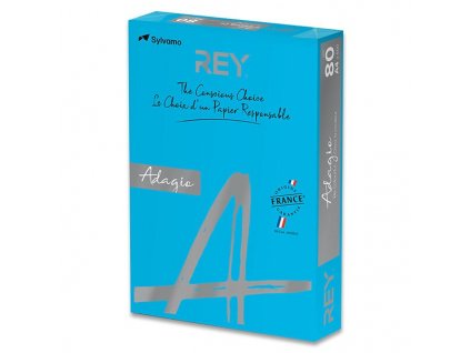 Barevný papír Rey Adagio intenzivní sytost, 500 listů, výběr barev tmavě modrý