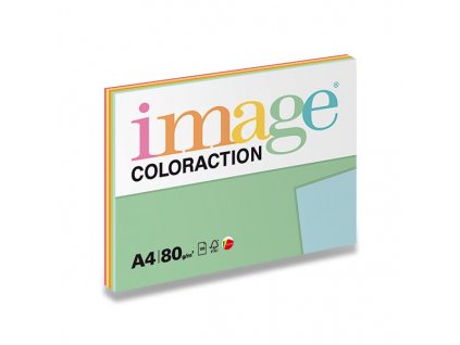Barevný papír Image Coloraction - Mix reflexní 80 g, 5 x 20 listů
