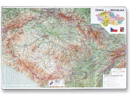 Podložka na stůl mapa České republiky 60 x 40 cm