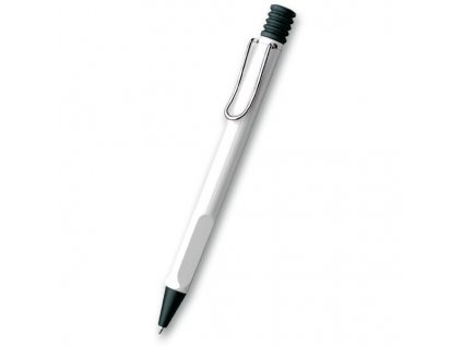 Lamy Safari Shiny White kuličkové pero