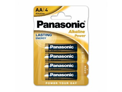 Baterie Panasonic Alkaline Power AA, 4 ks