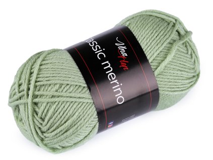 Pletací příze Classic Merino 50 g (Balení 1 ks, Varianta 1 (6002) krémová nejsvět.)