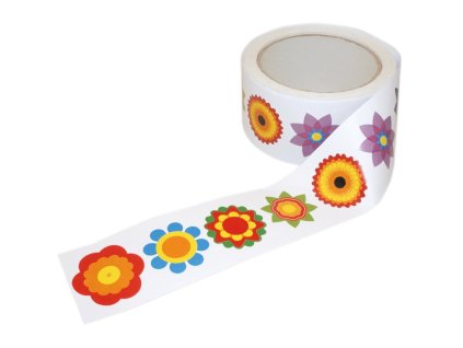 22206 1 samolepky kvetiny 450 ks 34 37 mm