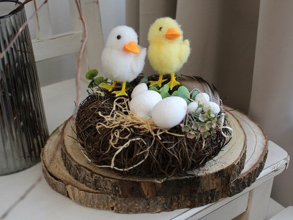 Velikonoční dekorace kačenka (Balení 1 ks, Varianta 2 žlutá)