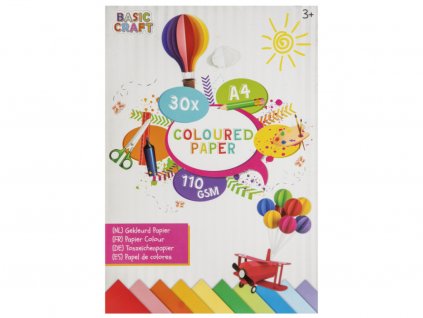26232 1 barevne papiry a4 110 g m2 30 listu