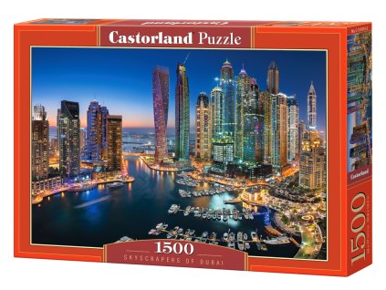 21891 puzzle castorland 1500 dilku mrakodrapy v dubaji