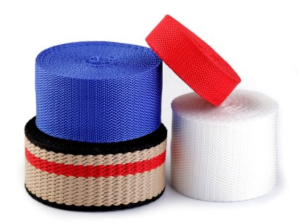 Zbytková metráž - mix polypropylenových popruhů (Balení 10 m, Varianta mix vzorů)