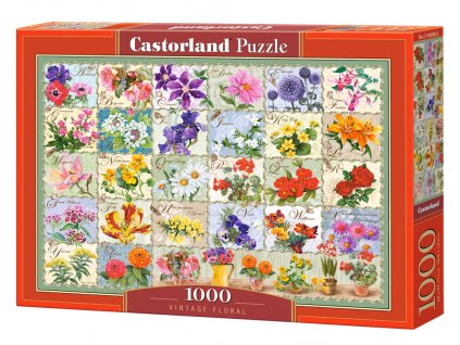 Puzzle Castorland 1000 dílků - Herbář květin