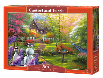 27435 puzzle castorland 500 dilku tajna zahrada