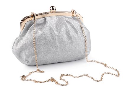 Kabelka - psaníčko s glitry (Balení 1 ks, Varianta 1 stříbrná)