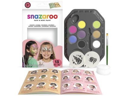 24738 3 snazaroo sada oblicejovych barev jednorozec motyl