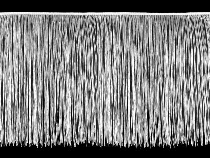 Třásně šíře 50 cm (Balení 1 m, Varianta 1 bílá)