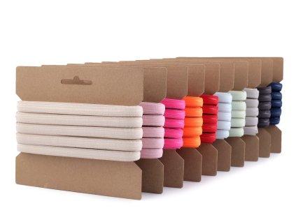 Pruženka šíře 10 mm se silikonem (Balení 10 m, Varianta 1 béžová světlá)