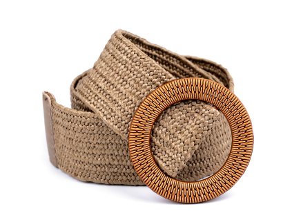 Pásek pružný (Balení 1 ks, Varianta 4 (5 cm) béžová tmavá)