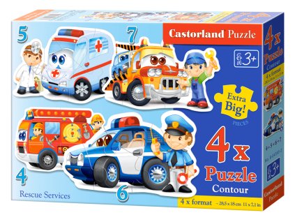 29648 puzzle castorland 4v1 4 5 6 7 dilku integrovany zachranny system
