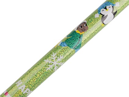 Balicí papír vánoční 0,7x2 m (Balení 1 ks, Varianta 11 viz foto metalic)