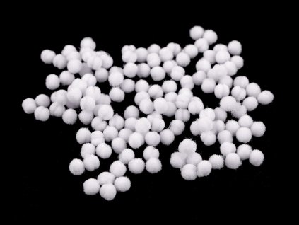 Bambulka mini Ø4 mm (Balení 1 sáček, Varianta 1 bílá)