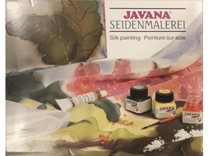 VÝPRODEJ sada Barva na hedvábí JAVANA dárkové balení