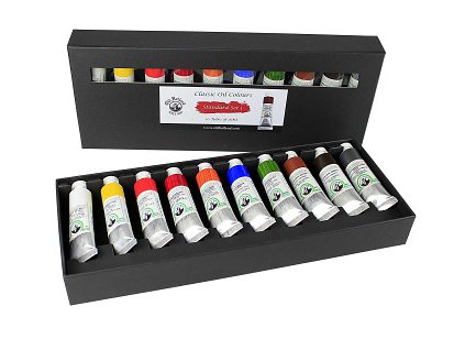 Sada olejových barev Old Holland 10x18ml Standard set