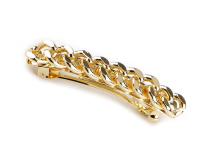Francouzská spona do vlasů řetěz (Balení 1 ks, Varianta 1 platina)